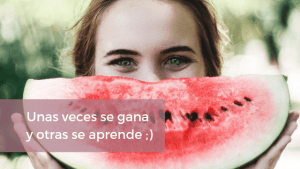 Unas veces se gana y otras se aprende
