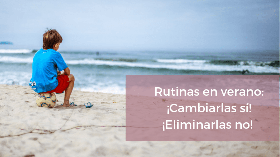 Rutinas niños verano
